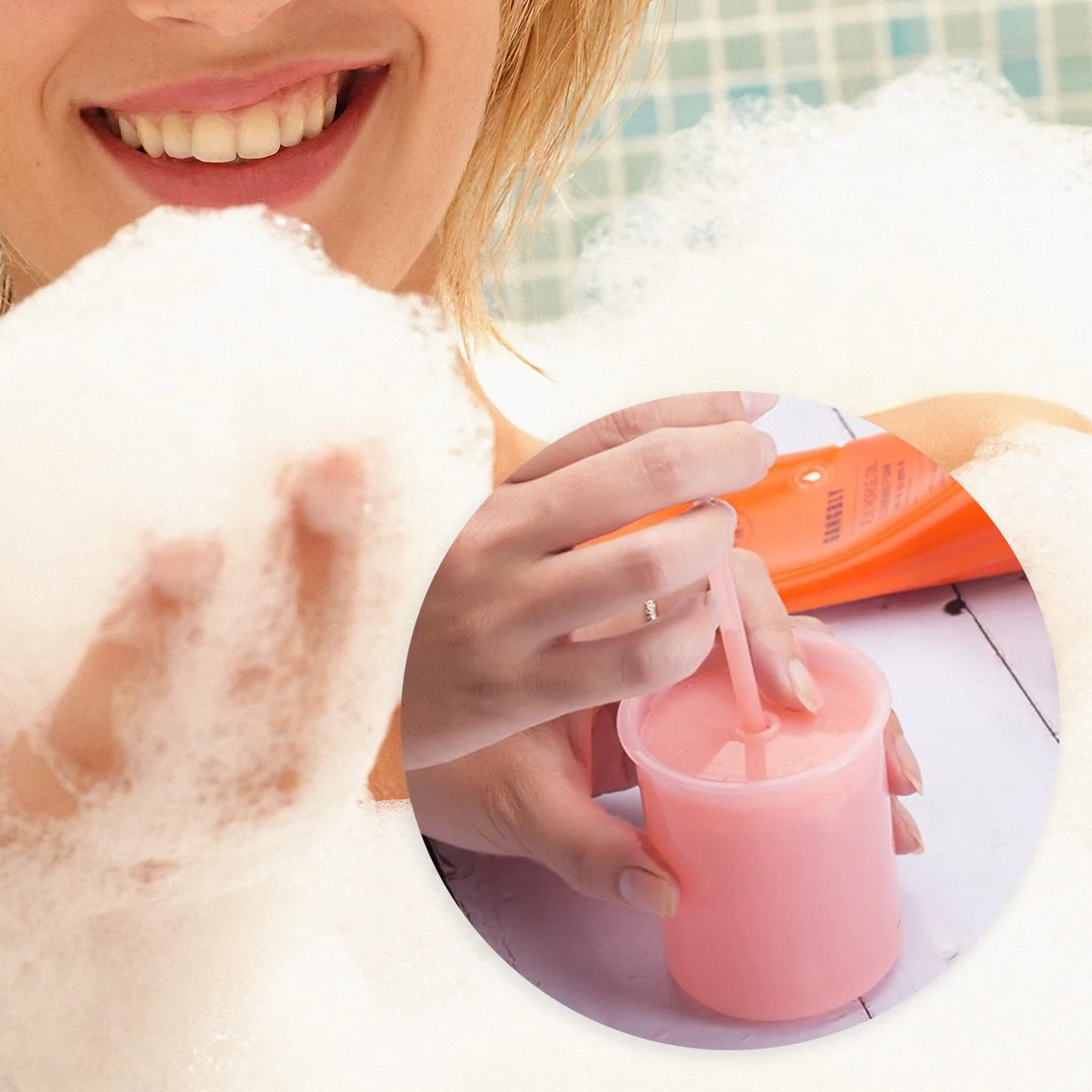 SZXMDKH Espuma para hacer burbujas de plástico portátil limpiador facial cuidado de la piel
