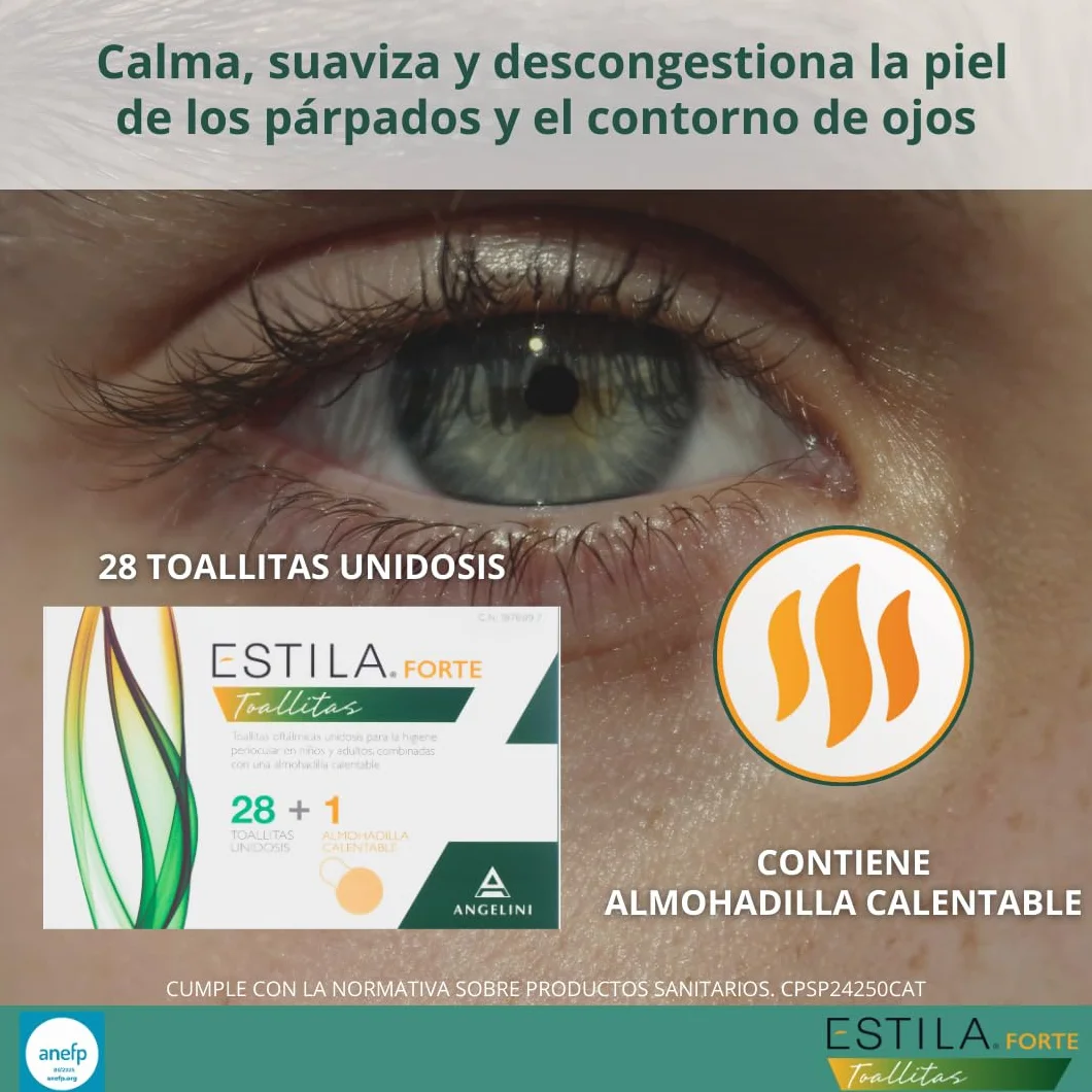 Estila Forte toallitas 28 unidosis + 1 almohadilla calentable