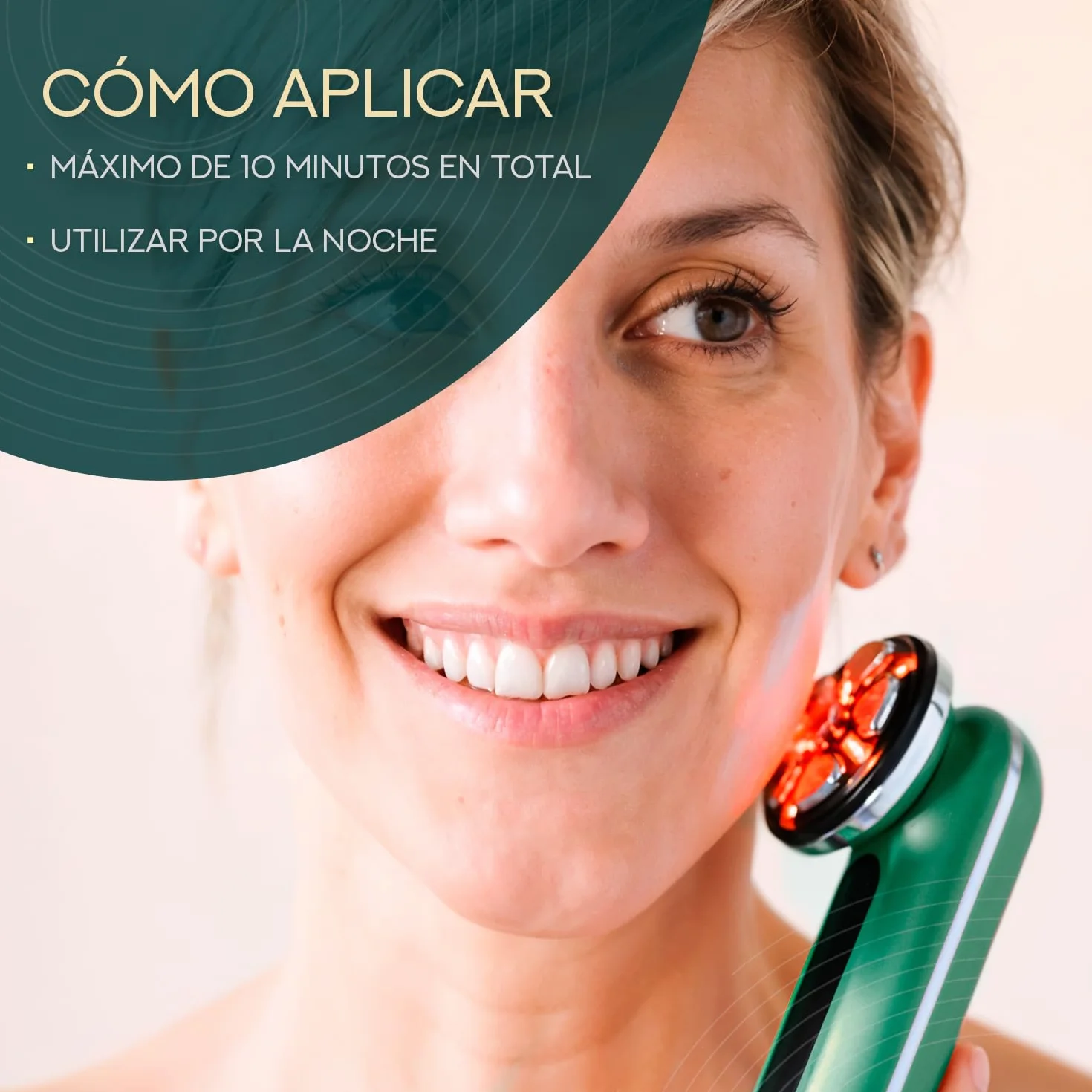 Aparato Radiofrecuencia Facial 5 en 1 Masajeador Facial Reafirmante Antiarrugas Profesional