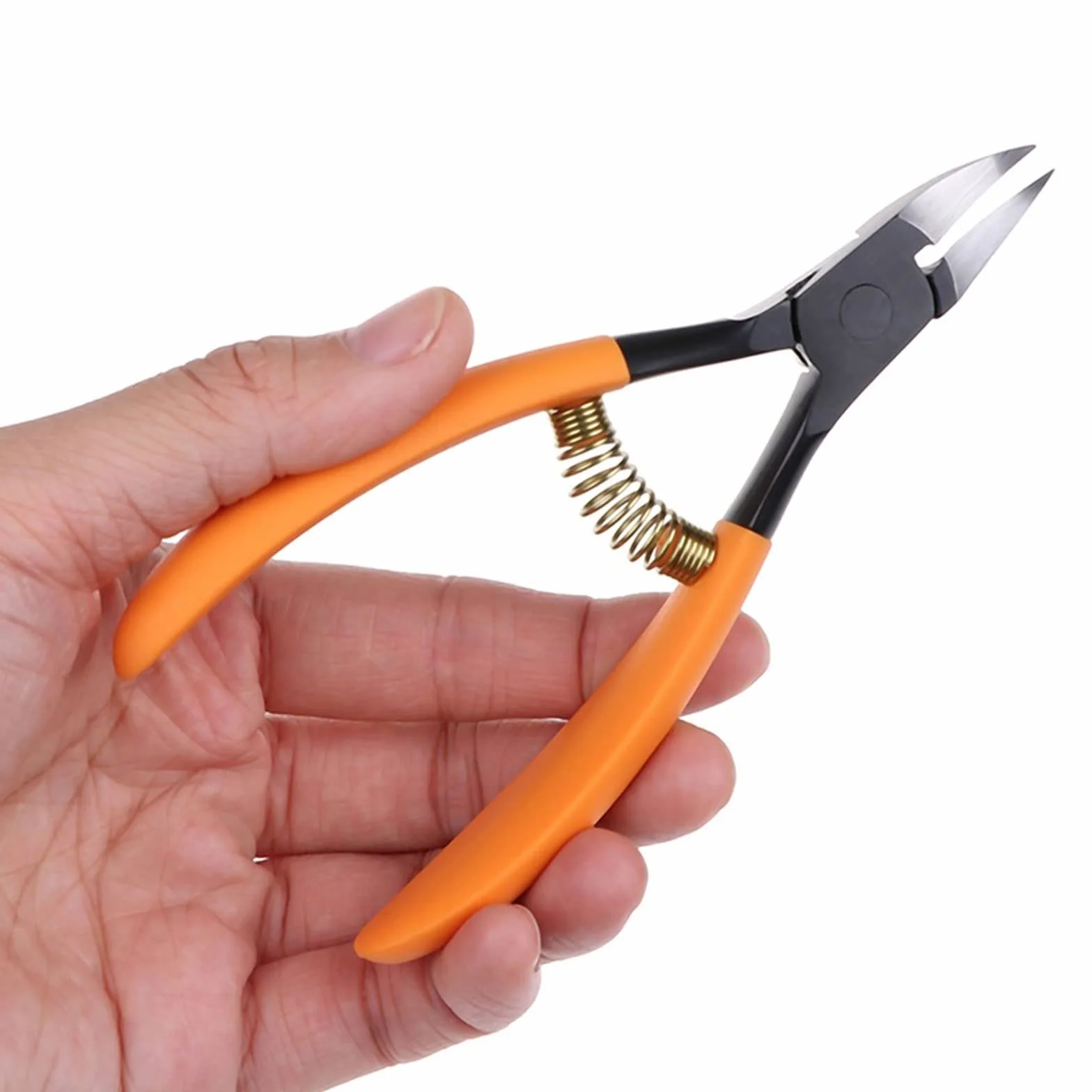 Tijeras Uñas Acero Inoxidable Cuticle Nipper Manicure Nail Art Tool (Schwarz)