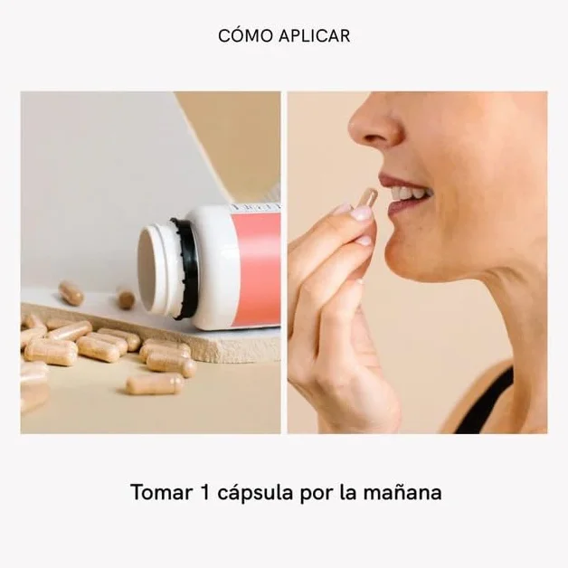 MASDERM 90 Cápsulas Anticelulitis con Té Verde, Complemento Alimenticio Natural, Control de Peso, Reductor y Reafirmante