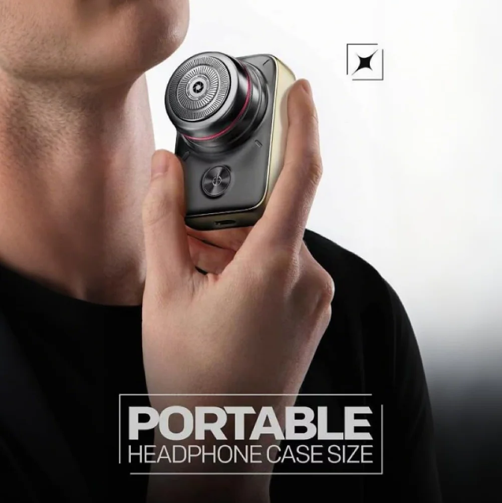 Skyworth Metz Camerist Máquina Afeitar Eléctrica Hombre IPX7 7000 RPM Cuerpo Aleación Zinc Autonomía 60 min Carga Rápida 1h USB-C