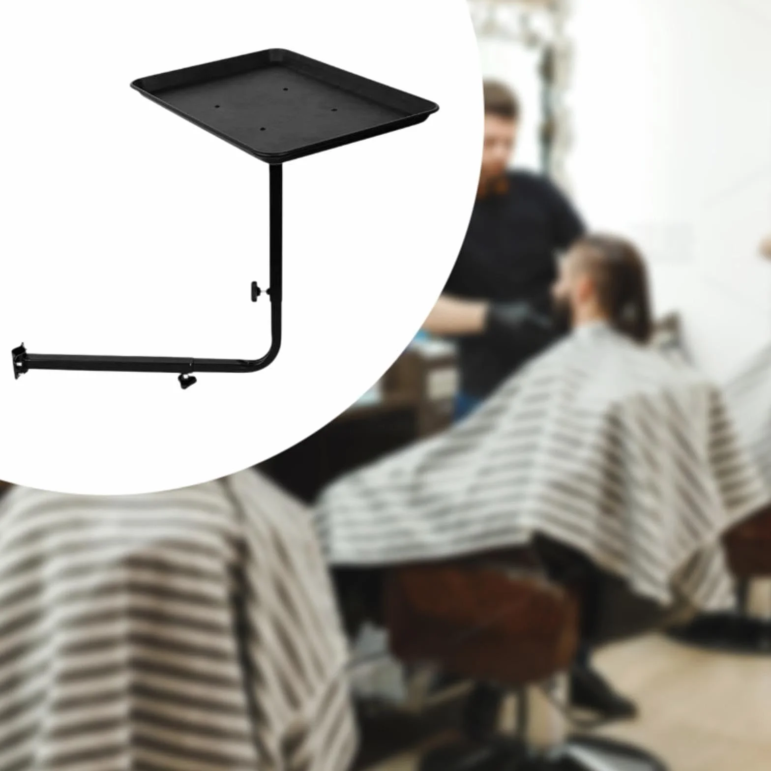 Bandeja para Silla de Peluquería, Accesorio para Secadores de Pelo