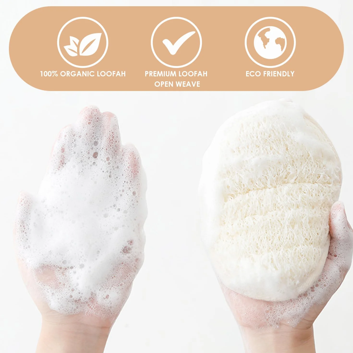 Toallas De Ducha De Esponja, Herramientas De Limpieza Corporal, Accesorios De Baño Duraderas