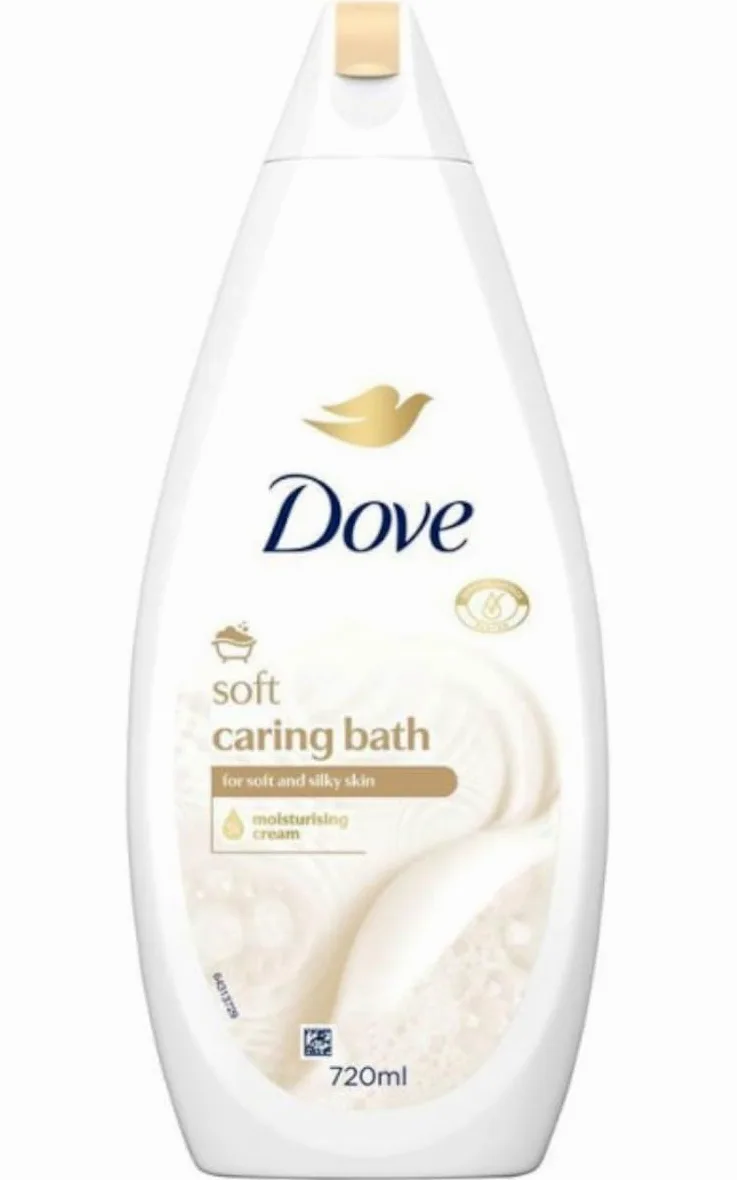 Dove Caring Bath - Gel de ducha (6 unidades, 720 ml)