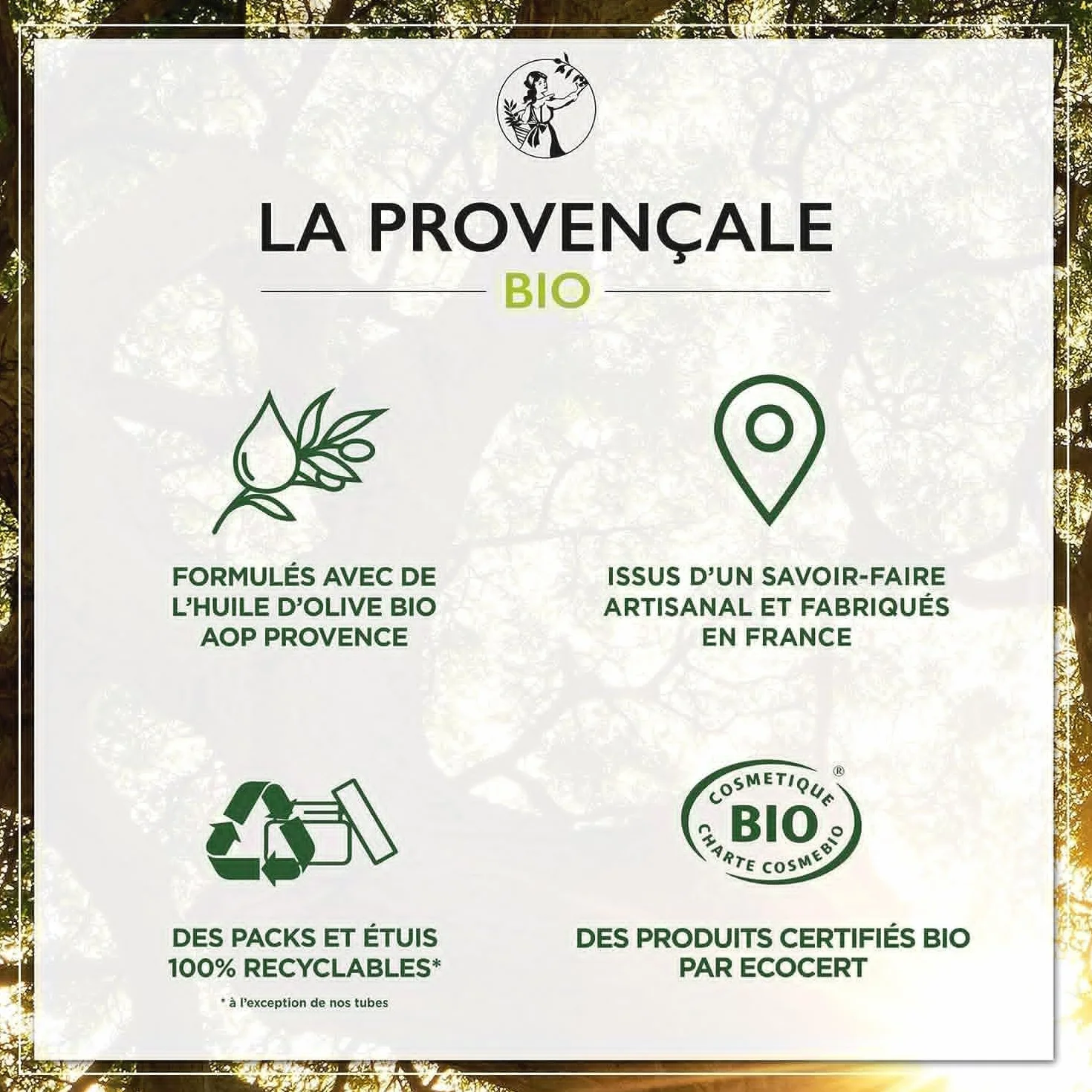 La Provençale Bio Micellaire Anti-Age Visage/Yeux Certifié Bio Huile d'Olive AOC Provence 400 ml