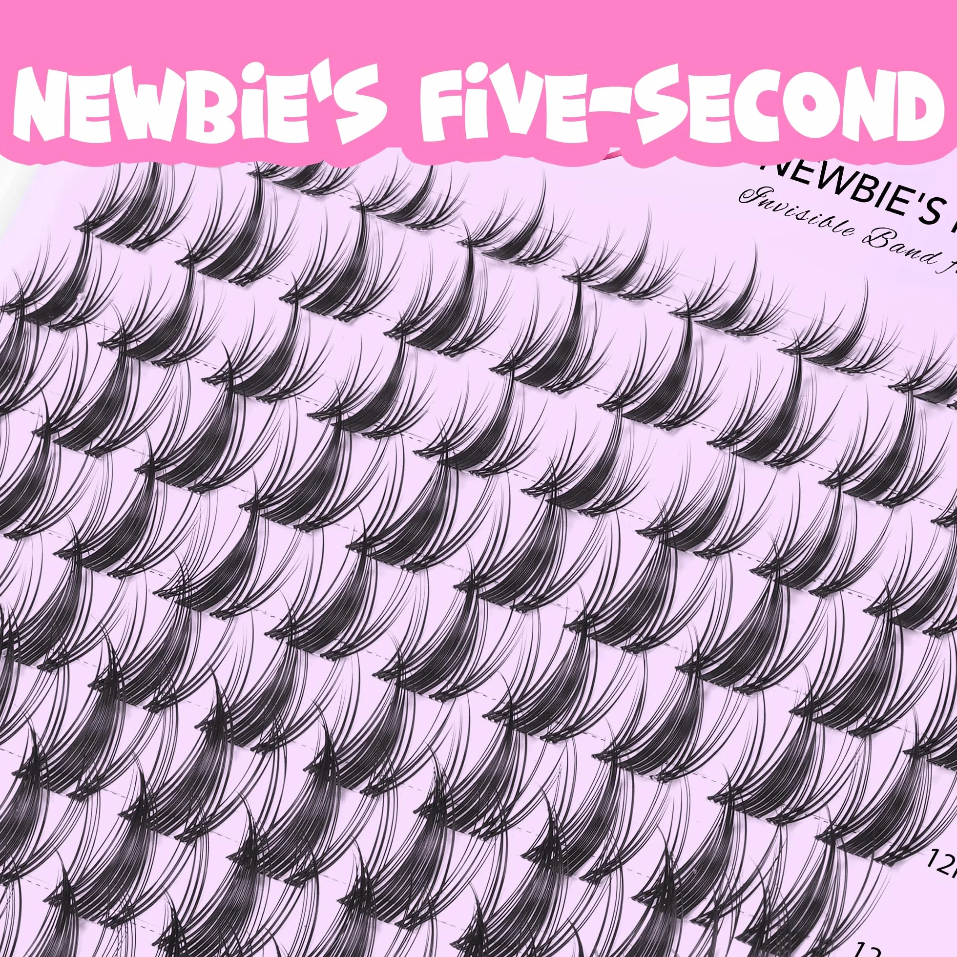 VEYESBEAUTY Pestañas Postizas Kit Five-Second Newbie's Pelo a Pelo Lash Cluster Individuales 8-18mm