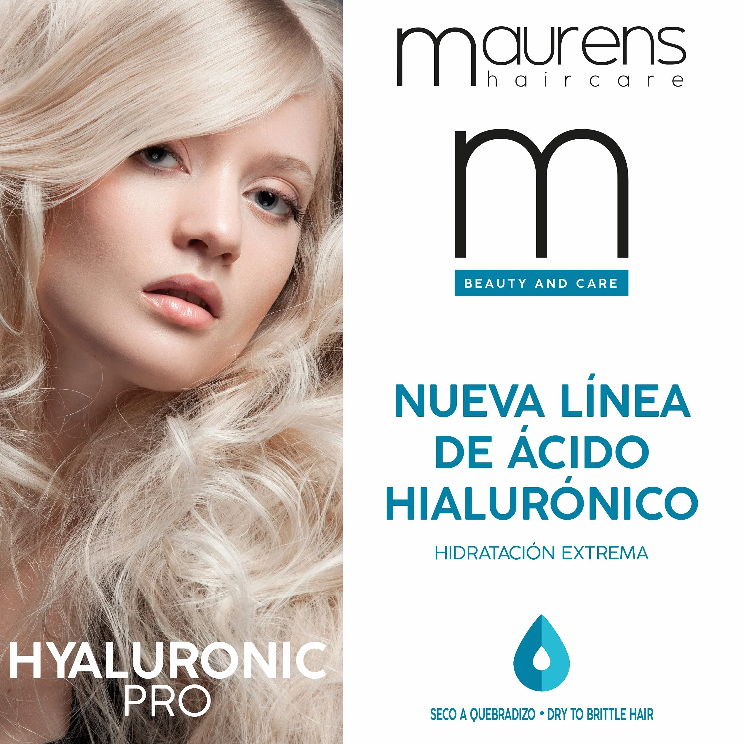 Maurens Mascarilla Capilar Superhidratante Hyaluronic Pro con Ácido Hialurónico y Aceite de Chia 250 ml