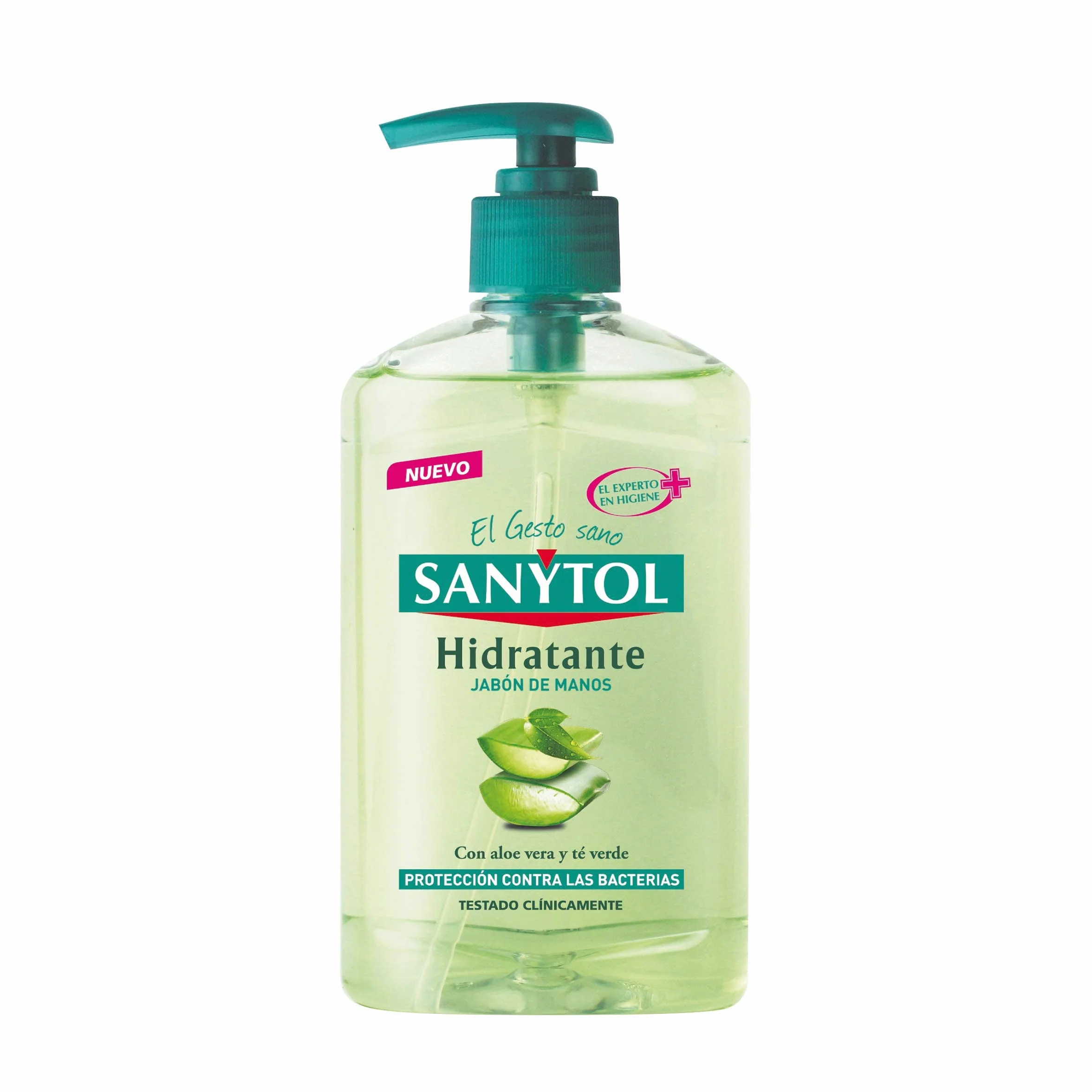 Sanytol Jabón de Manos Hidratante con Protección Total Contra Agentes Externos, Aloe Vera, 250 ml