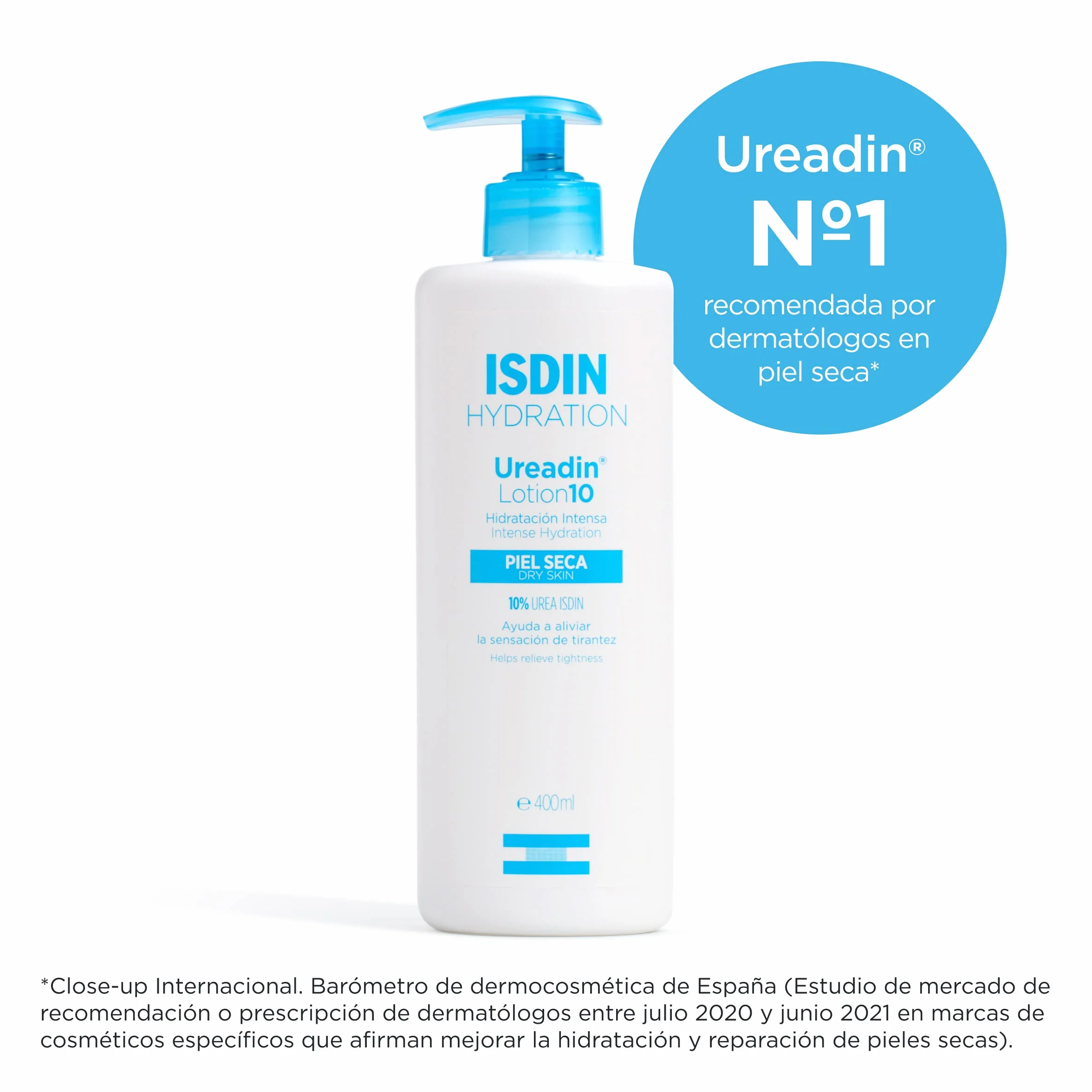 ISDIN Ureadin Lotion10 10% Urea Loción Hidratante Para Piel Seca 400 ml