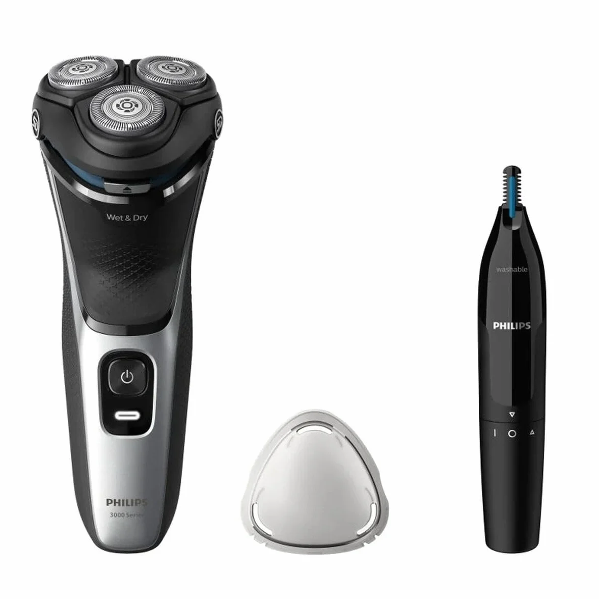 PHILIPS S3143/02 Afeitadora Mojado y seco rotación Negro Plata