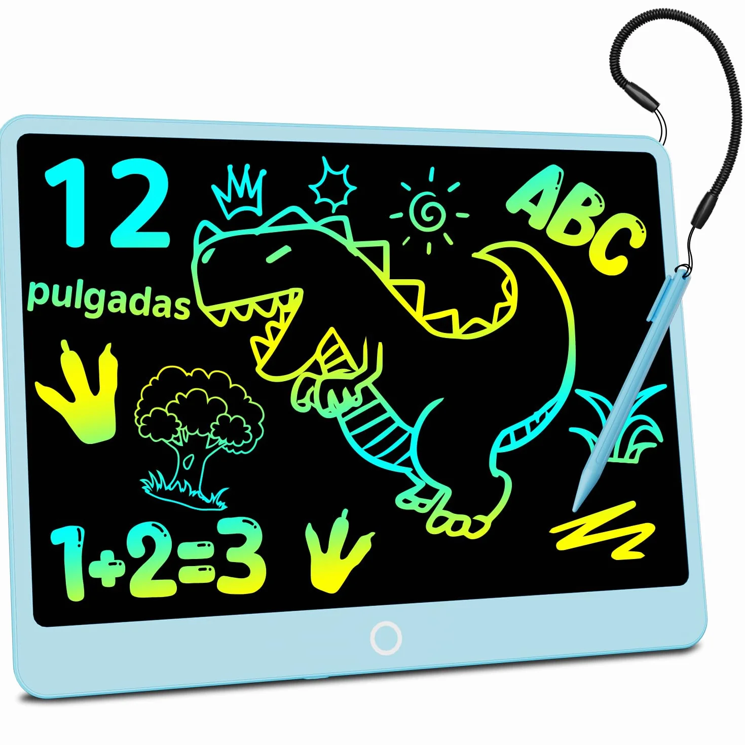 Electight Tableta de Escritura LCD 12 Pulgadas Edición Mejorada Tablero de Dibujo Electrónico Color para Niños