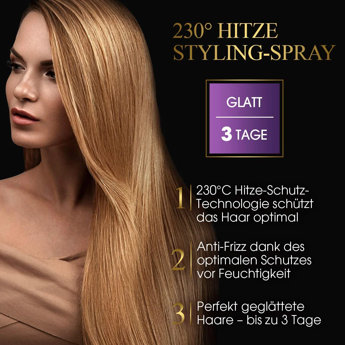 L'Oréal Paris Elnett Spray para el cabello con protección contra el calor 230 °C antiencrespamiento larga duración 72h
