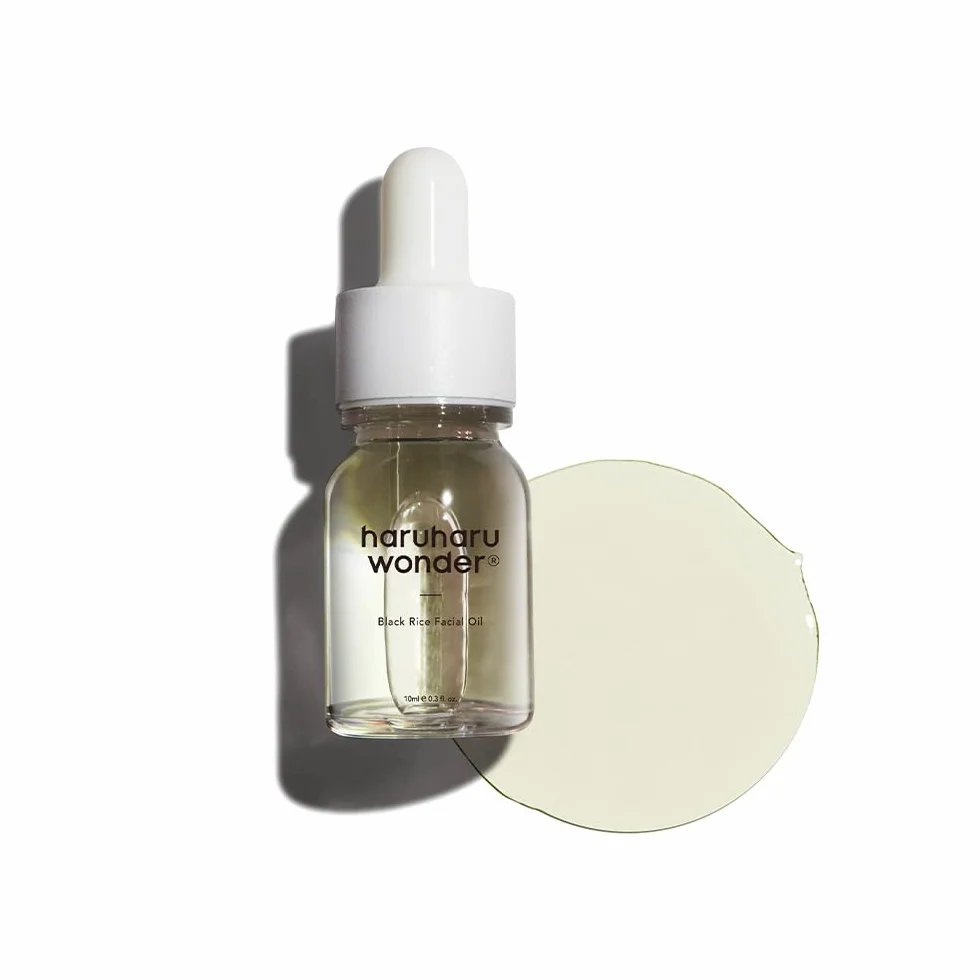 Haruharu Wonder Aceite Facial de Arroz Negro (10ml) Vegano Antiedad