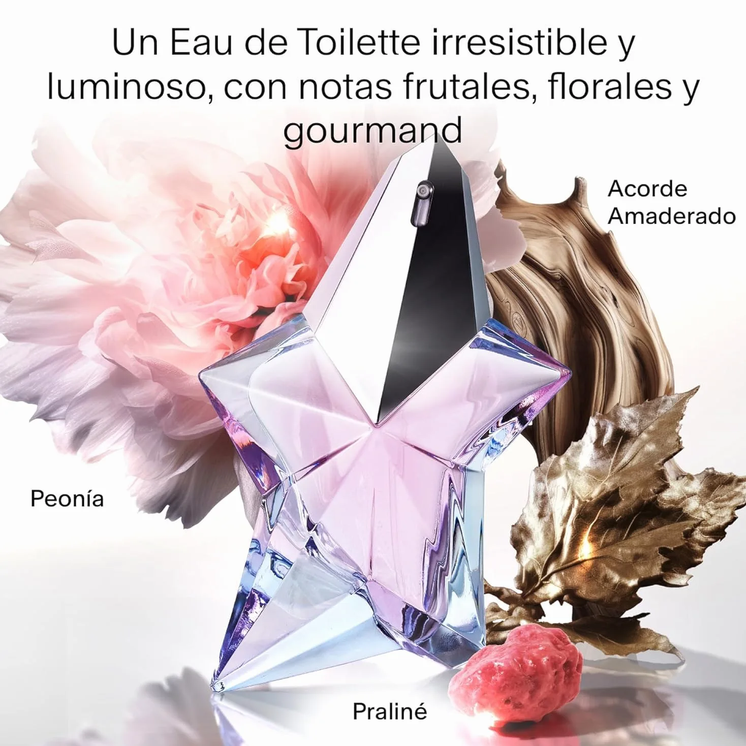 MUGLER Angel, Eau de Toilette, Perfume para Mujer, Esencia gourmand con notas florales y afrutadas, Fragancia fresca