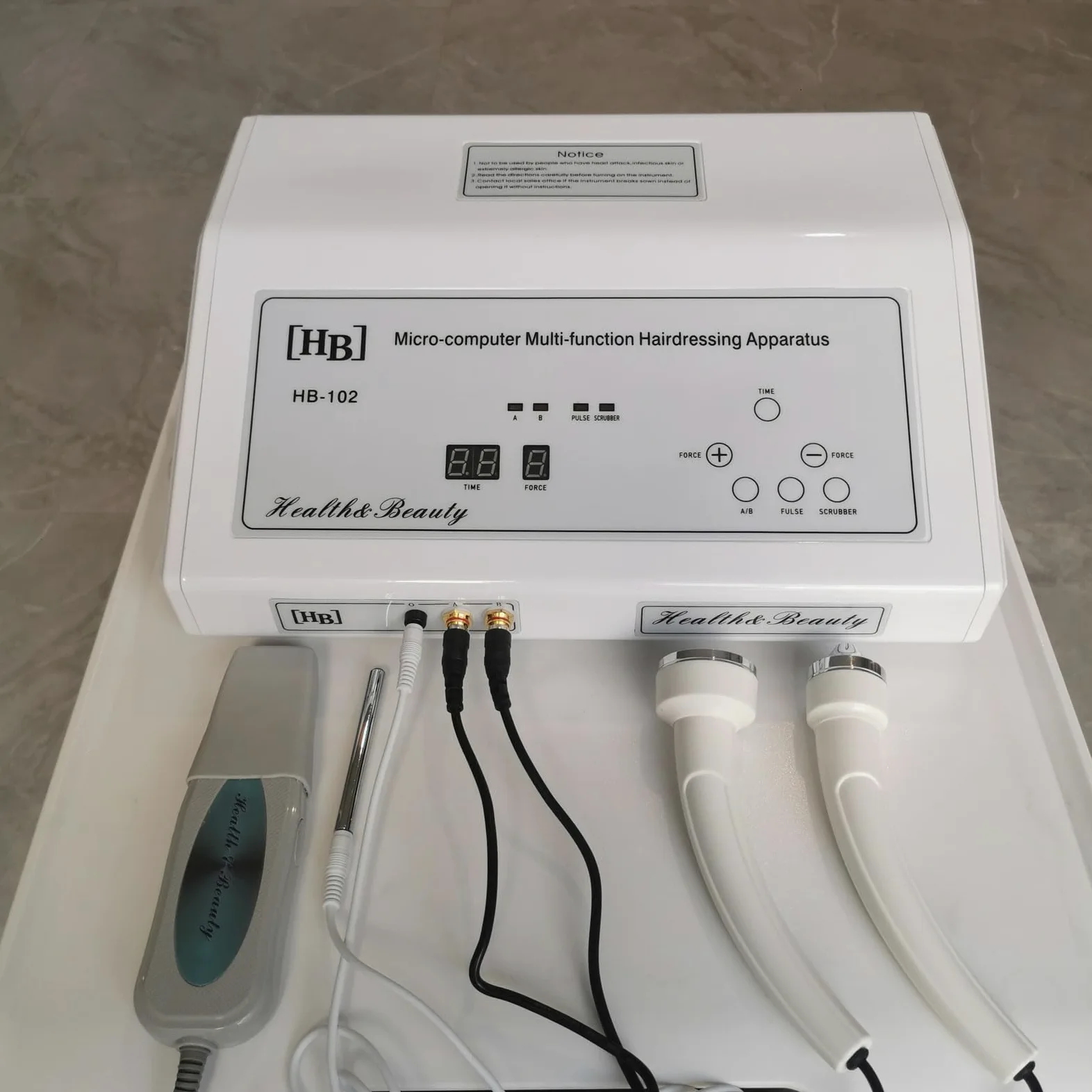 Espátula de Ultrasónico Facial Elimina Puntos Negros, Limpia en Profundidad y Levanta Dispositivo de Belleza con 2 Puntas para Mejorar la Absorción y Reducir Arrugas