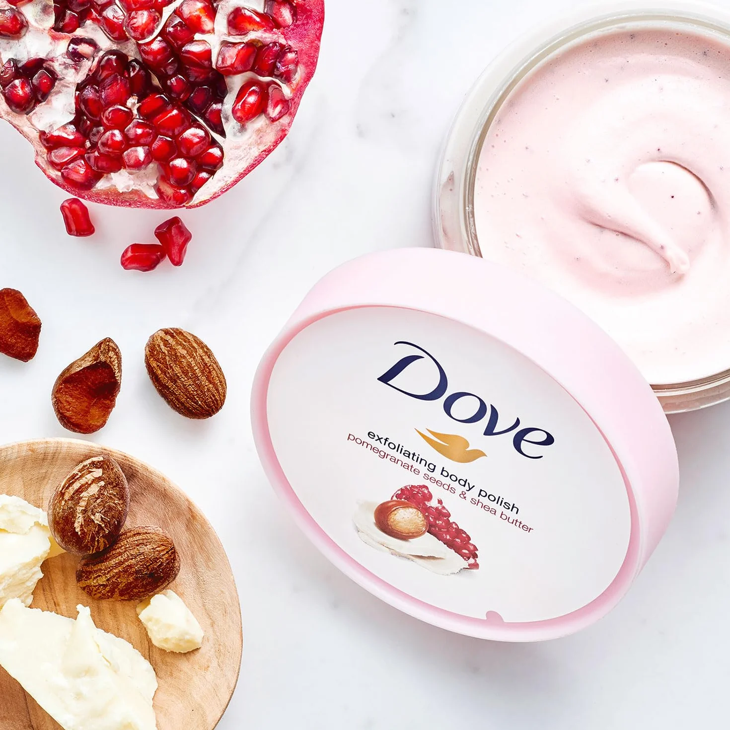 Dove Dusch Peeling 225ml Granatapfel & Sheabutter