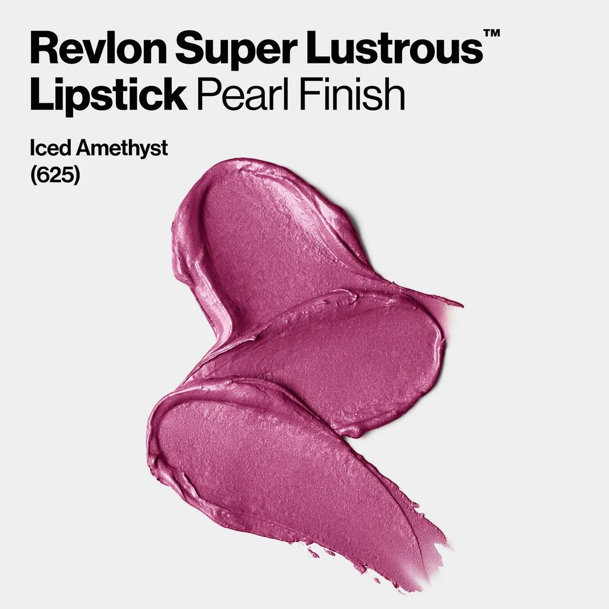 REVLON Super Lustrous Lipstick Barra Labios Cremosa Tono 625 Iced Amethyst 4,2g