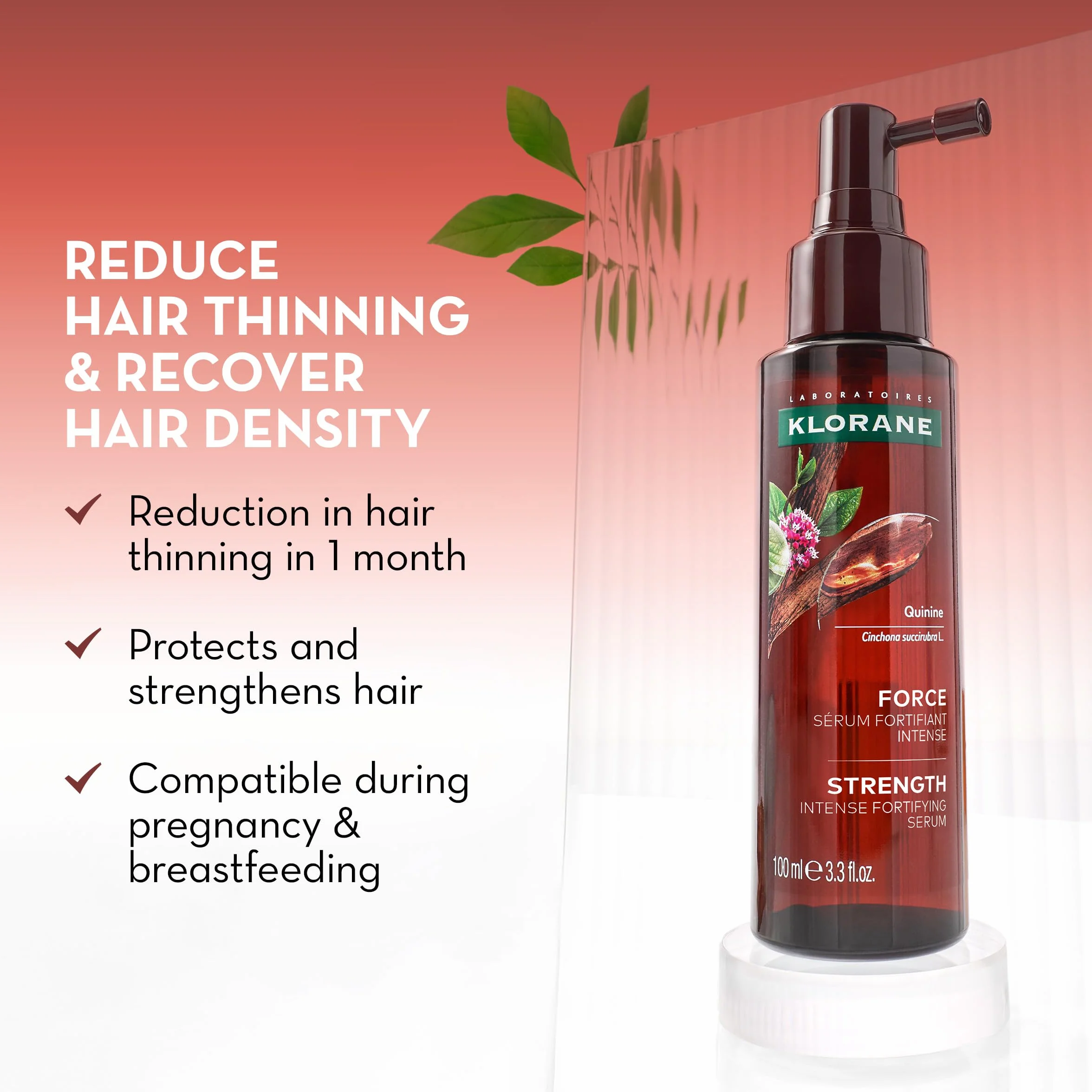 Klorane Suero Anticaída Quinina Edelweiss Pérdida Cabello 100ML
