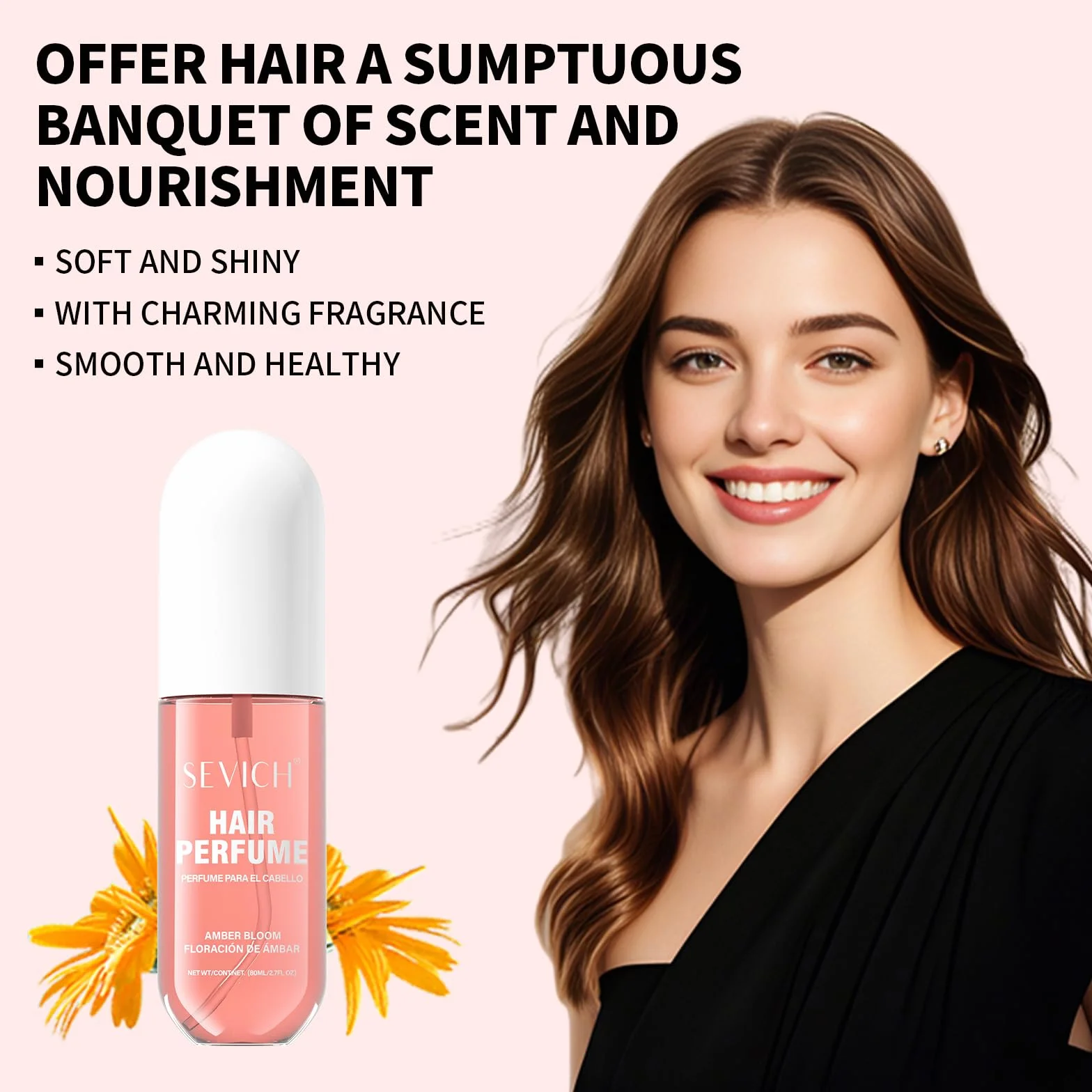 SEVICH Perfume para el cabello en aerosoles corporales para mujer, fragancia de larga duración, 2.9 fl oz, Warm Gormand