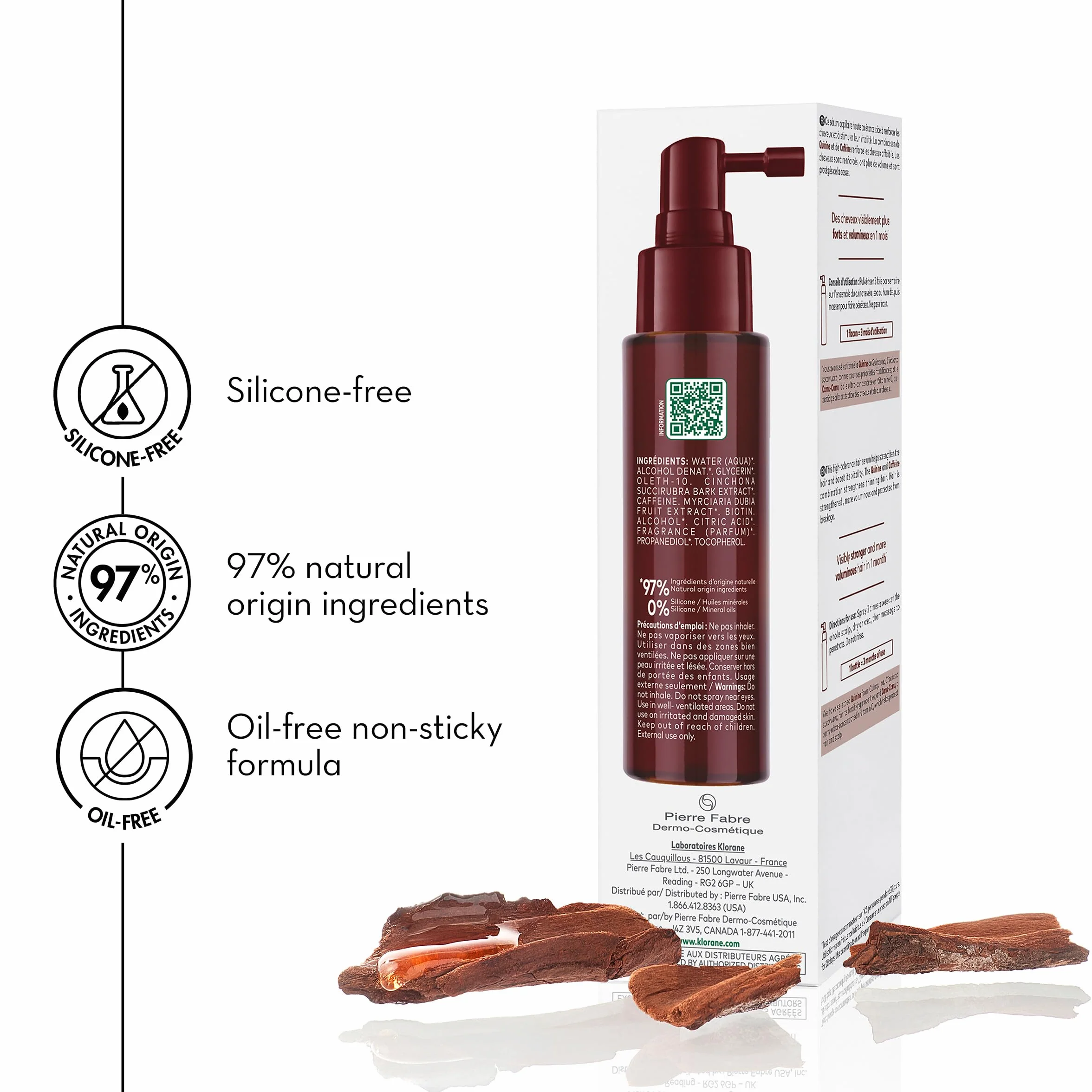 Klorane Suero Anticaída Quinina Edelweiss Pérdida Cabello 100ML