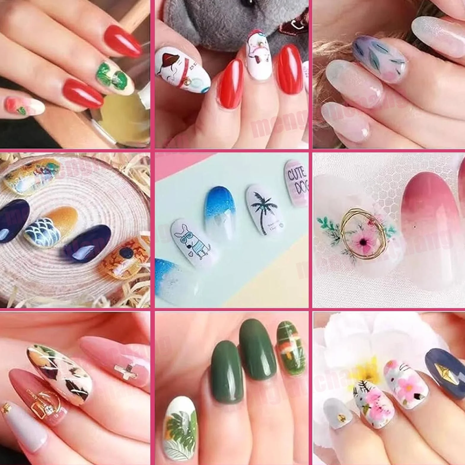 Kit De Impresora De UñAs - Impresora De UñAs 3D Digital MóVil para SalóN Y Hogar-WiFi/DiseñO DIY/Pantalla TáCtil | 10 Esmaltes De Gel + 2 Pegamentos para Pintar + 2 Cartuchos Tinta