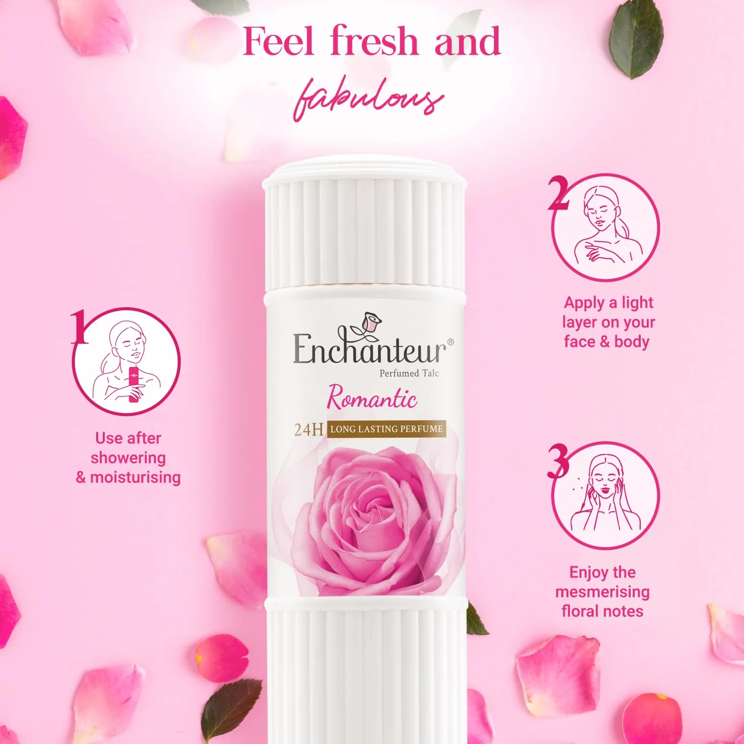 Enchanteur Talco perfumado romántico 250 g