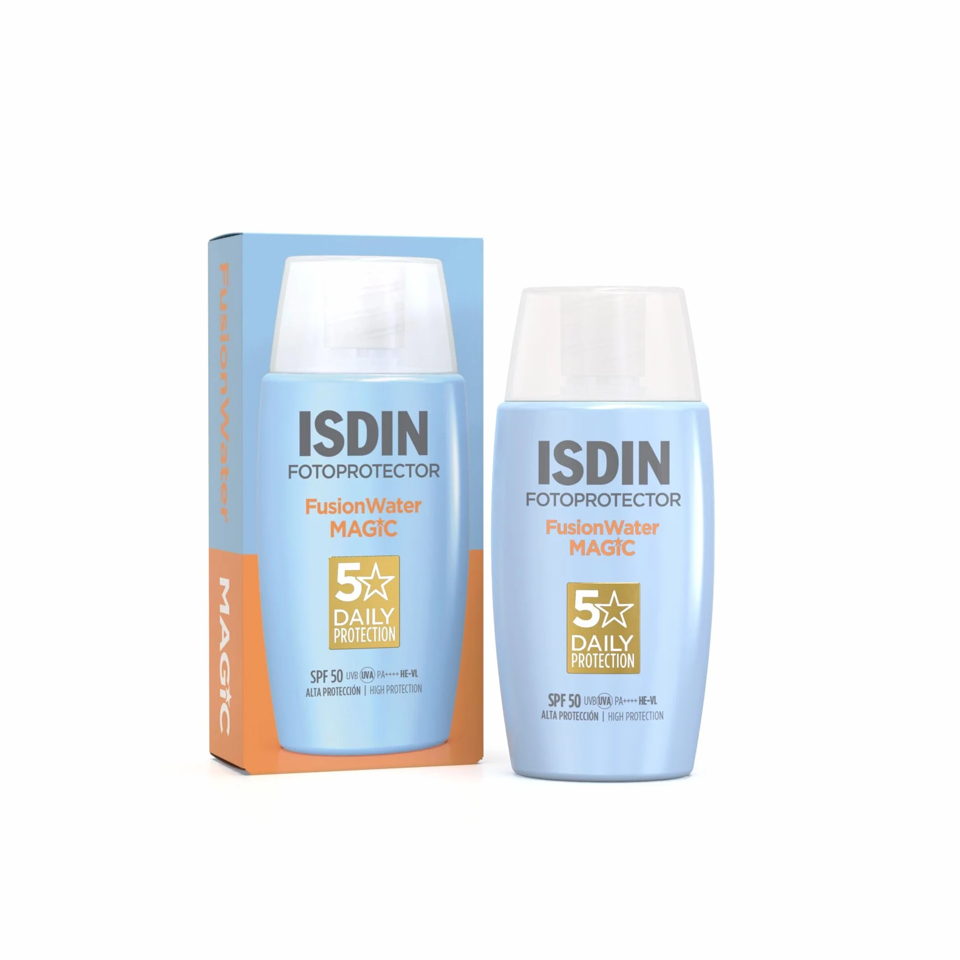 ISDIN Fotoprotección Fusion Water MAGIC SPF 50 Protector Solar Facial 50ml