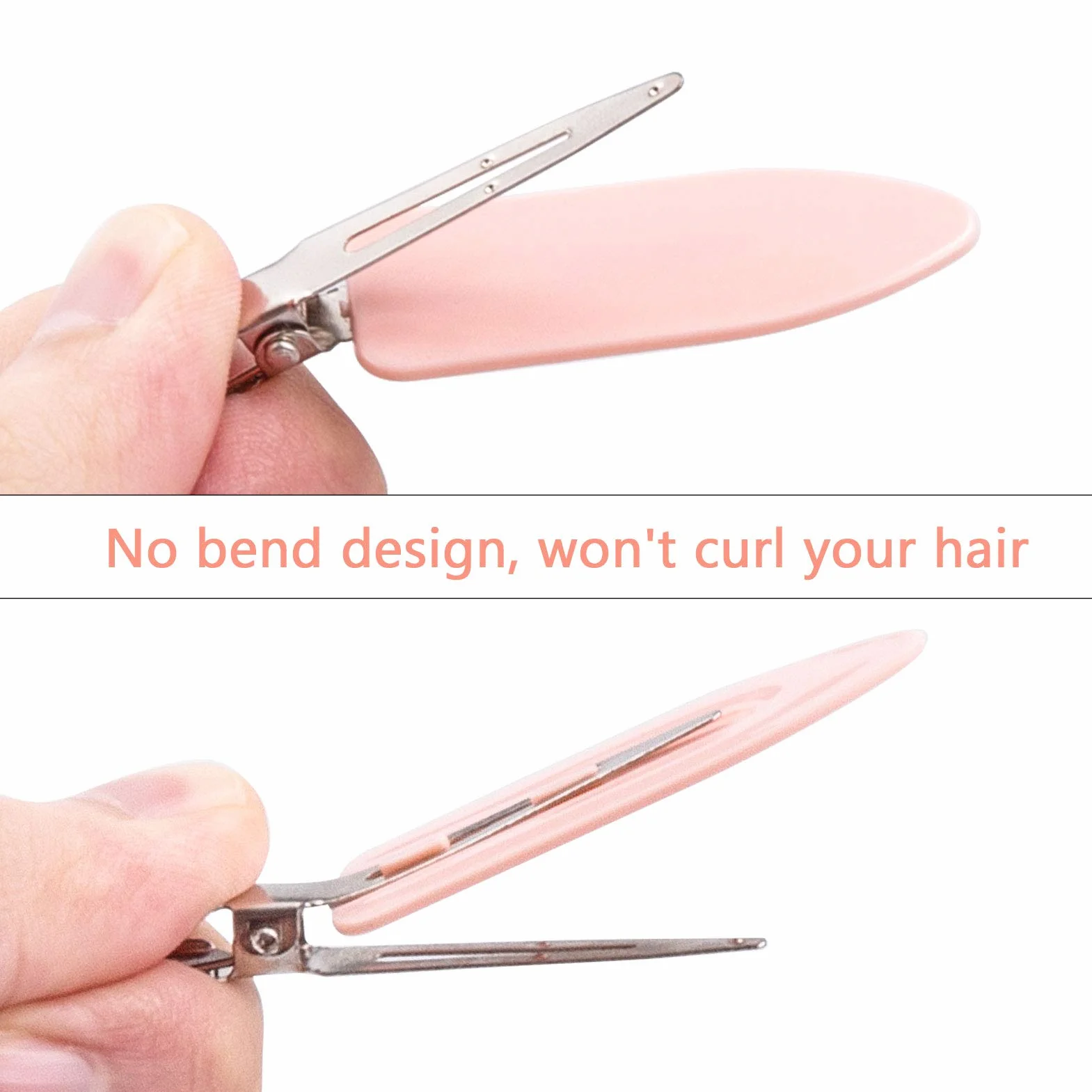 Pinzas para el Pelo sin Doblar Clips, Herramienta de Peinado para Mujeres Niñas