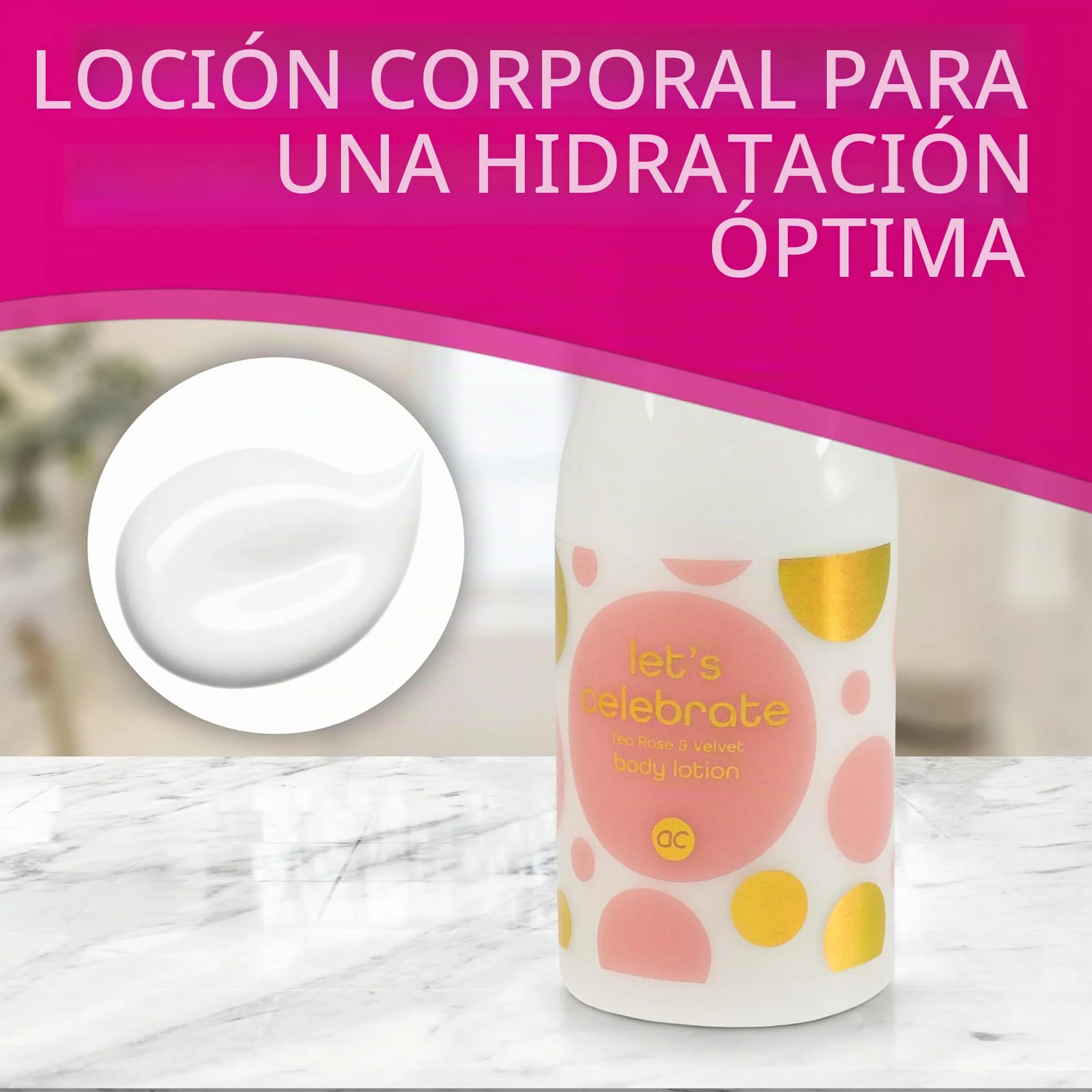 Accentra Set de ducha 3 piezas gel loción corporal sal de baño champán