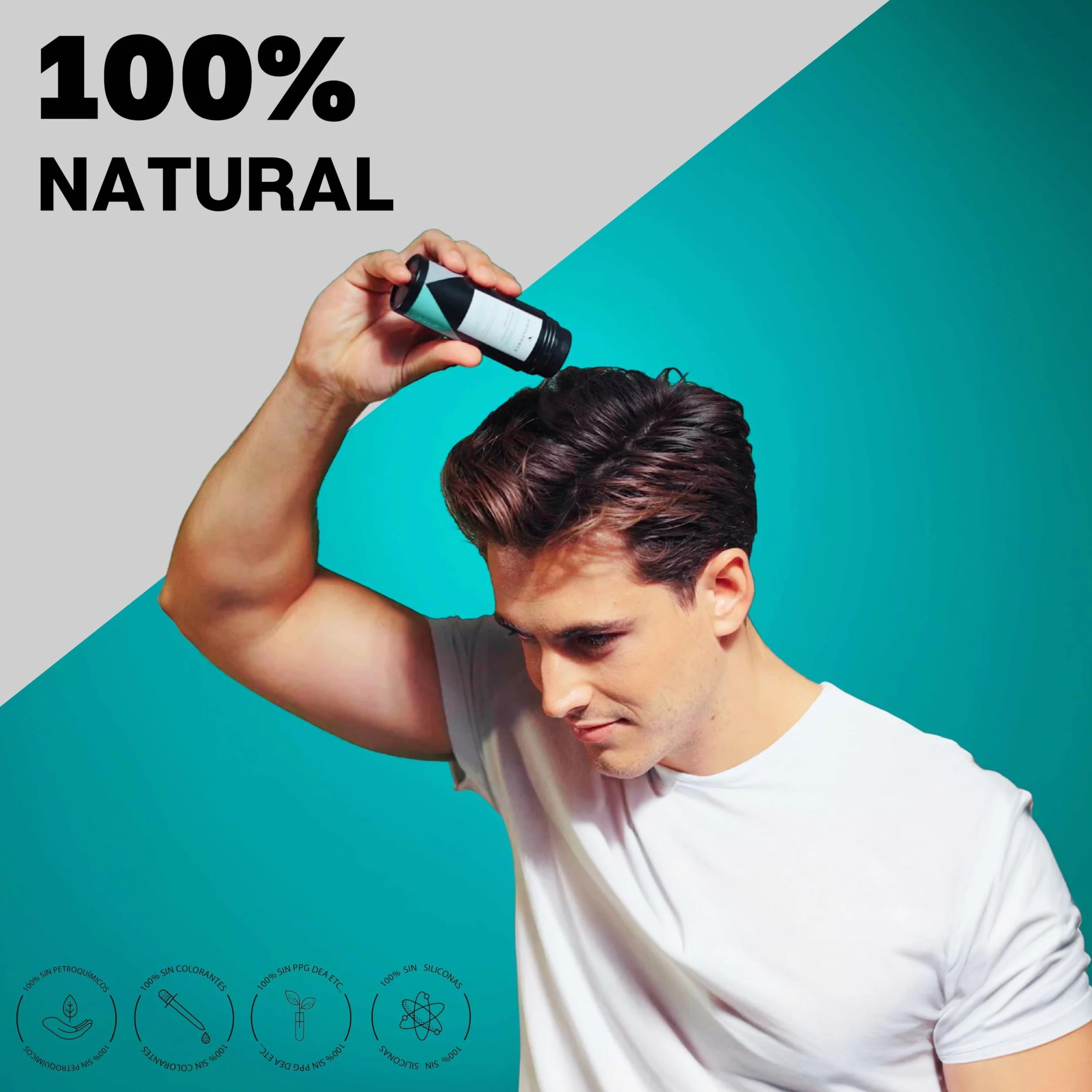 VidalForce Fibra Capilar Negro 5g Polvos Voluminizador Pelo Hair Building Fibers