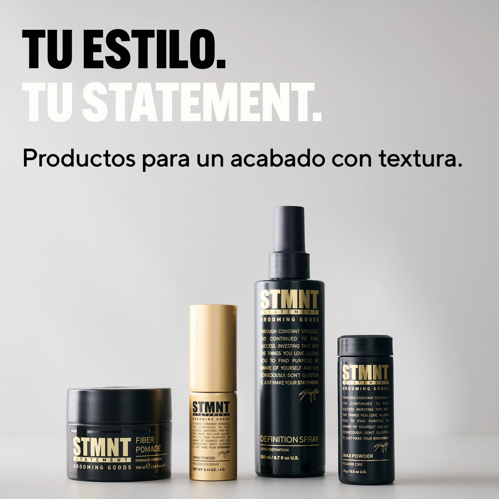 STMNT STATEMENT GROOMING GOODS Fiber Pomade Pomada para Pelo Hombre 100 ml