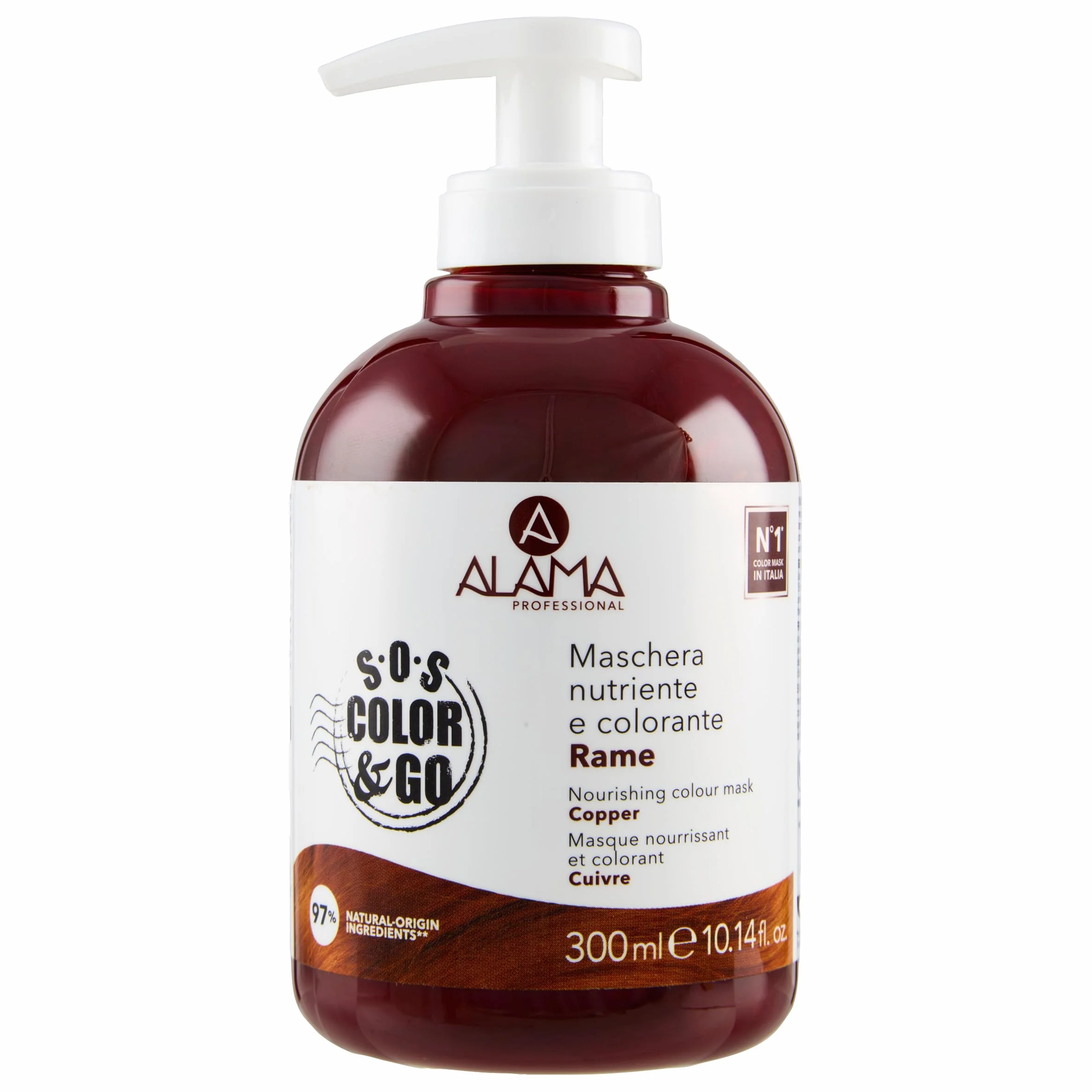Alama Professional S.O.S Color&Go Mascarilla Colorida Revive el Color Cobrizo 300 ml