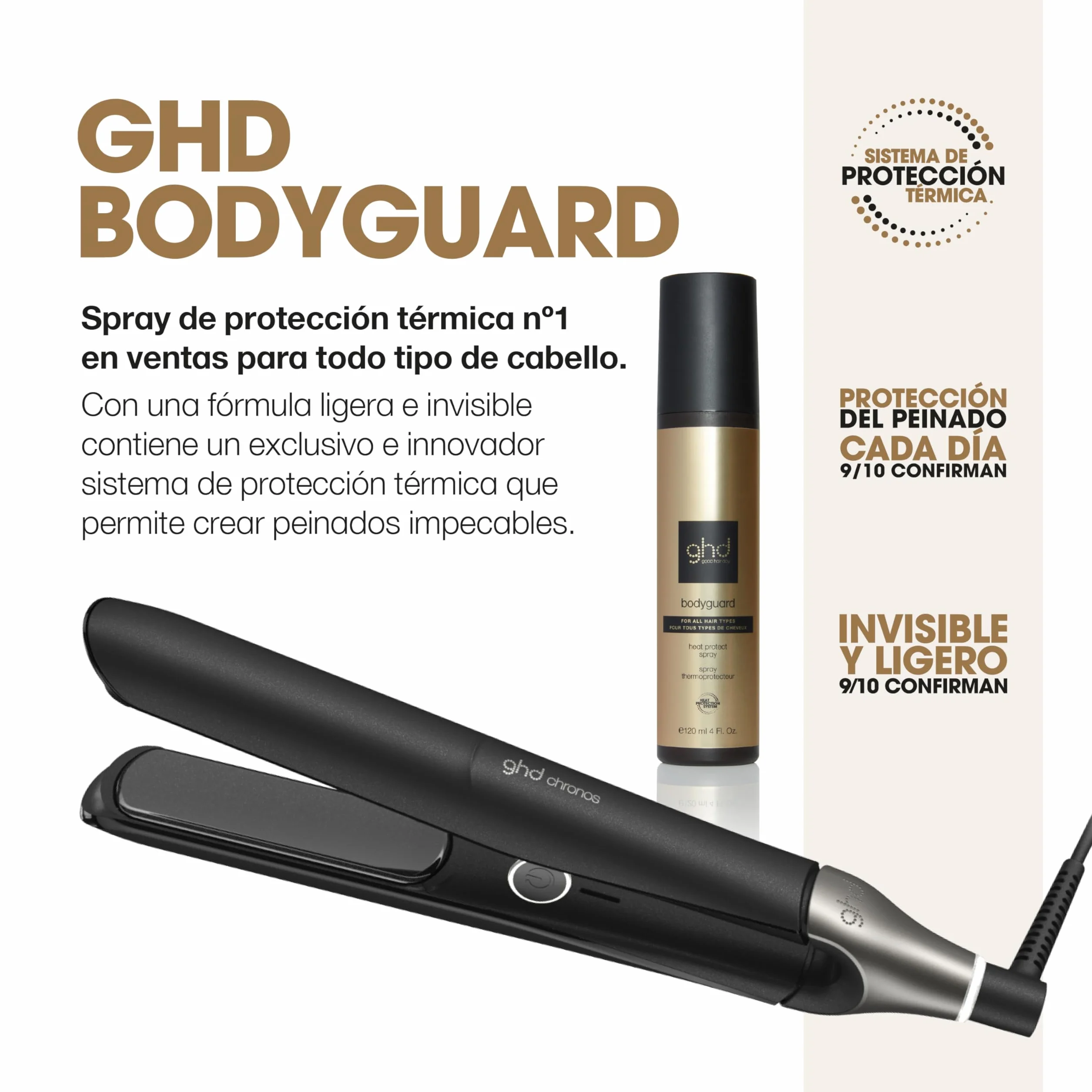 ghd Bodyguard Spray Protector Térmico Invisible 120ml