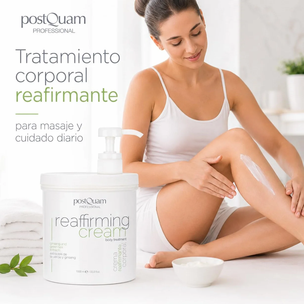 Crema Reafirmante Corporal 1000 ml Tratamiento Intensivo Antiflacidez