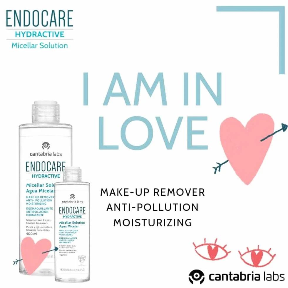 Endocare Hydractive Agua Micelar Limpiador Facial Suave Hidratante 400 ml