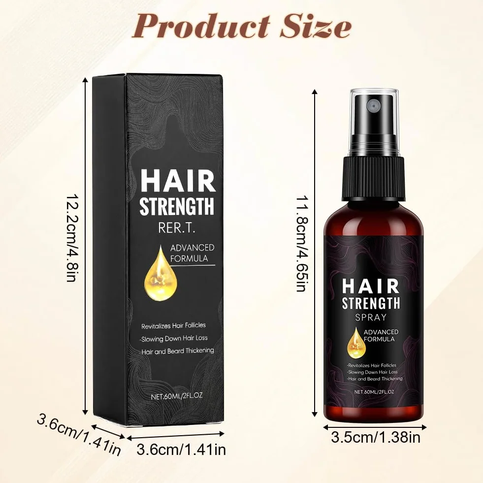 Sérum Spray Cabello Crecimiento con Romero y Jengibre, 60ml, No Graso, Anticaída