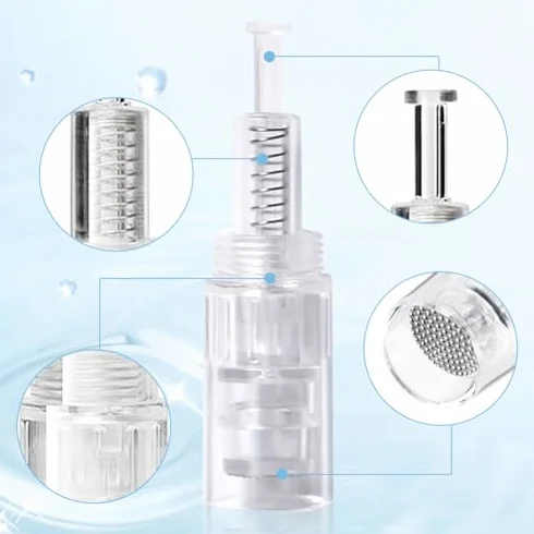 Agujas de repuesto para DermaPen, Nano Pin para Derma Pen, cartuchos de microneedling