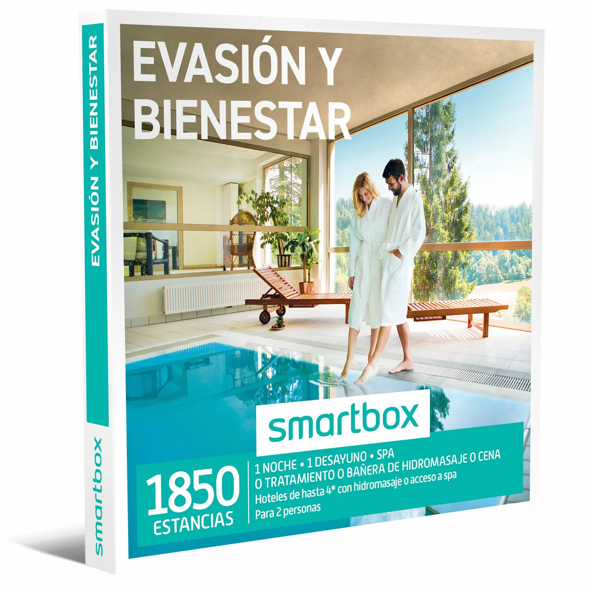 Smartbox Caja Regalo Evasión y Bienestar 1 Noche Desayuno SPA