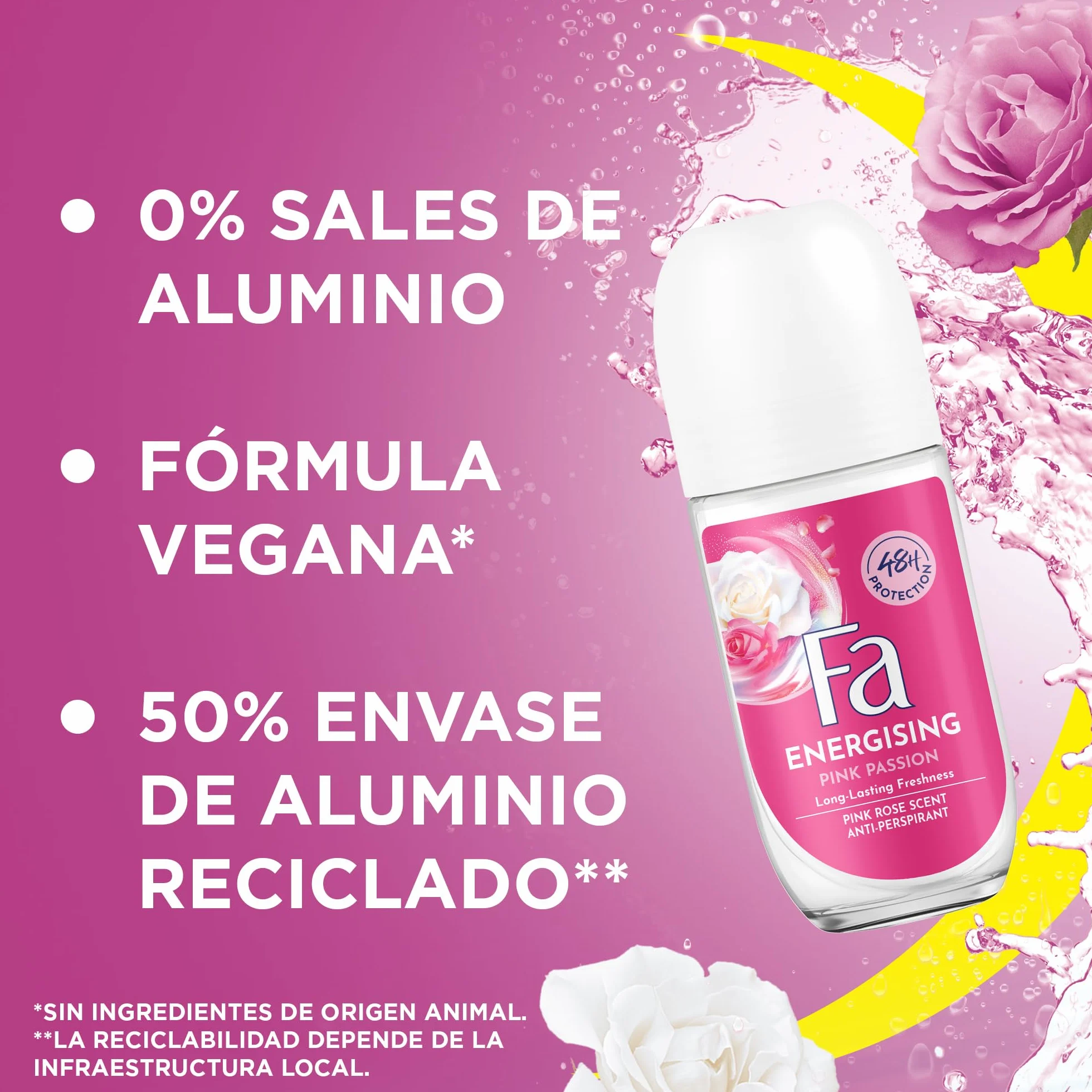 Fa Desodorante Roll-On Pink Passion 50ml