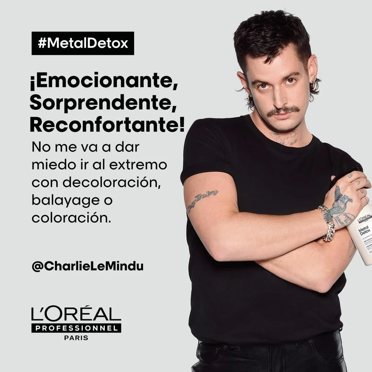 L'Oréal Professionnel Metal Detox Champú Sin Sulfatos 300 ml para Cabello Dañado