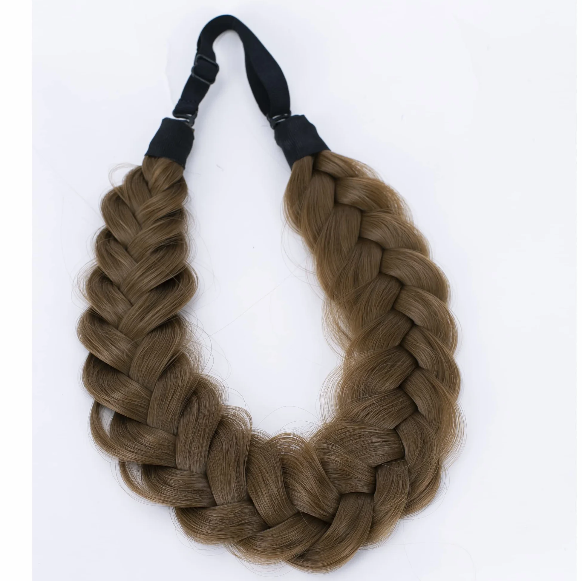 CAISSA Diadema Trenzada Postizo Marrón Claro Accesorio Pelo HZ203