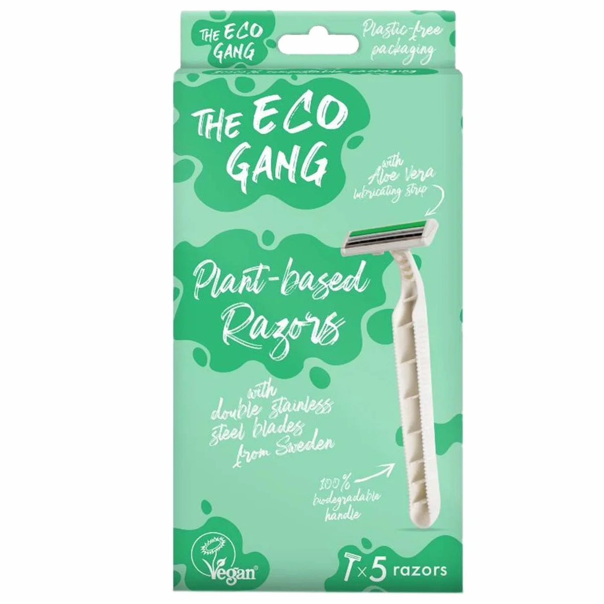 Biodegradable Razors 5 Unidades