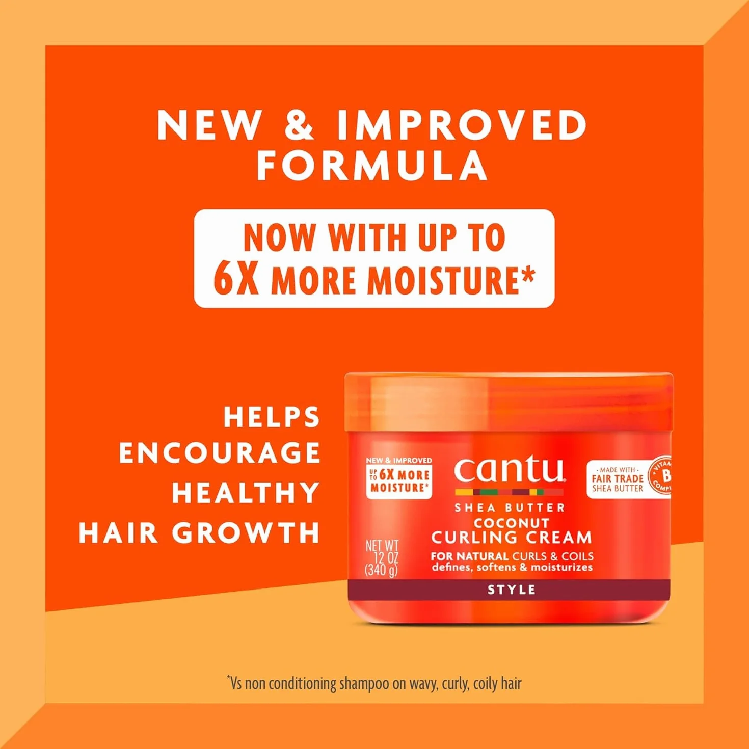 Cantu Crema de Manteca de Karité 340 g para Rizado Natural