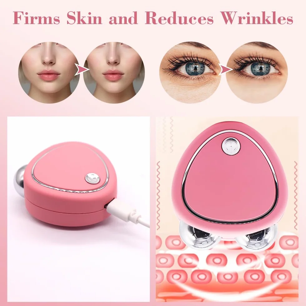 Masajeador Facial Microcorriente Antiarrugas Lifting USB