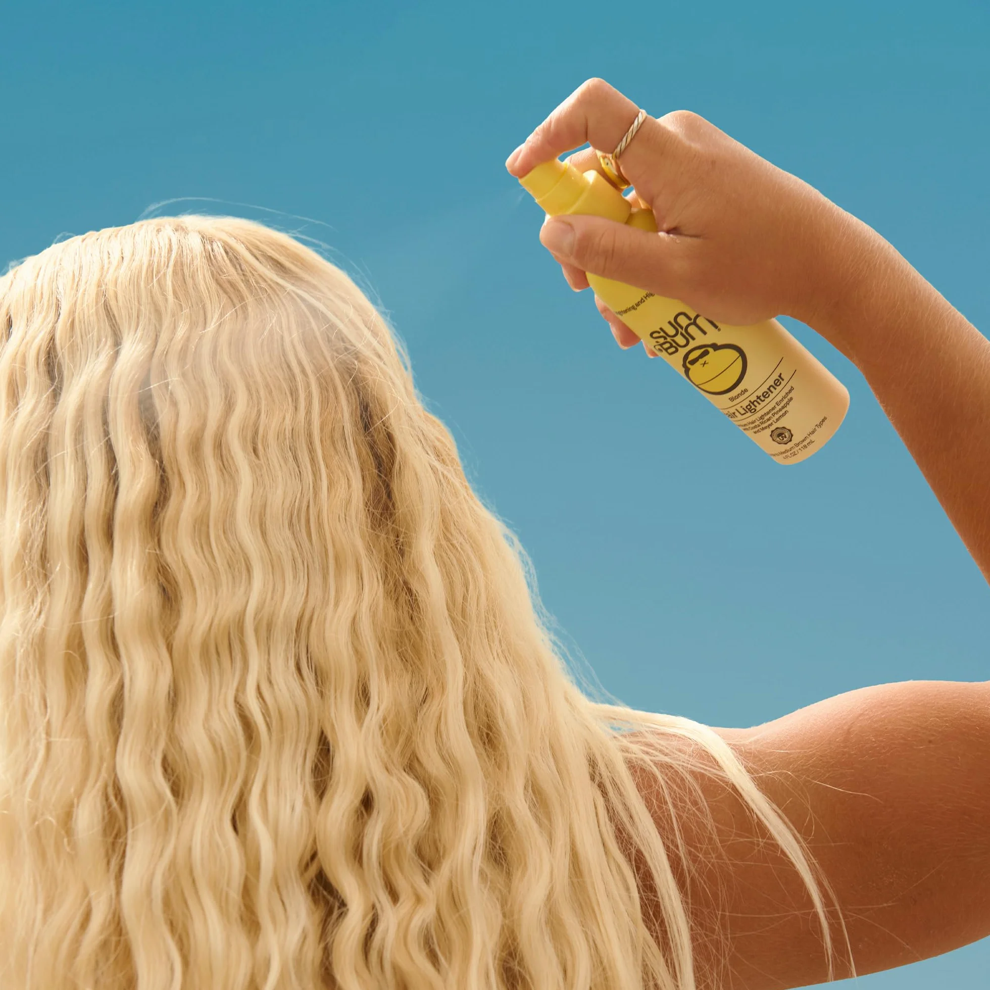 Sun Bum Blonde Formula Hair Lightener 4oz Spray Bottle Highlighting Spray