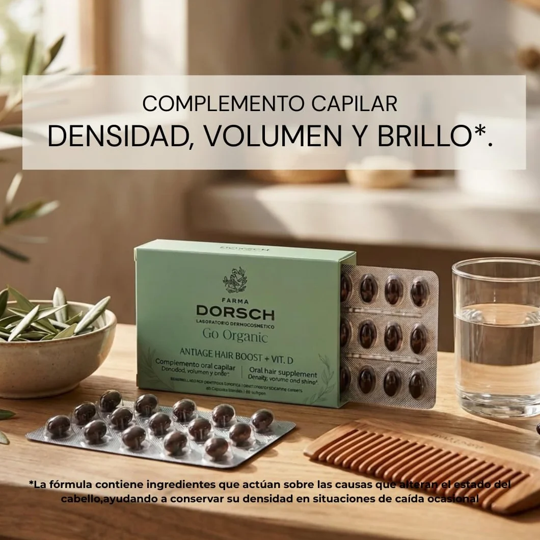 FARMA DORSCH Anti-Age Hair Boost Pastillas Pelo Anticaida 60 Cápsulas