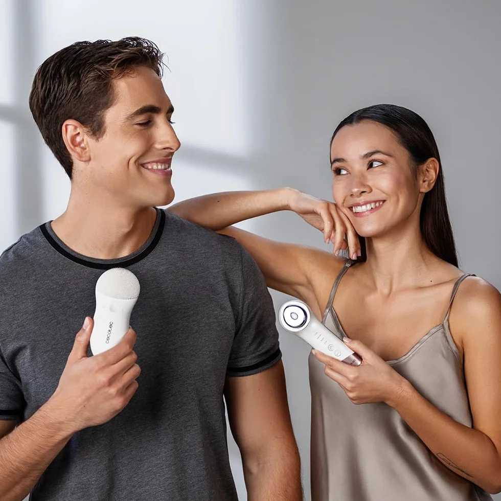 Cecotec Limpiador Facial Masajeador Fototerapia Facecare Skinroutine