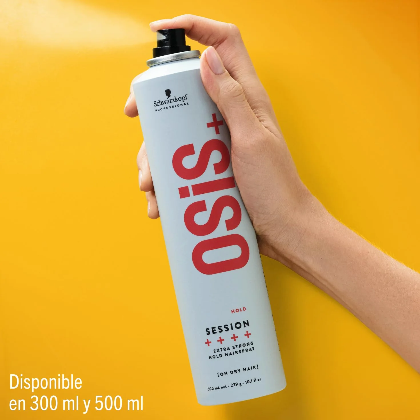 Schwarzkopf Professional OSIS Session Lacca Capelli Resistente al Viento Fijación Extra Fuerte 300 ml