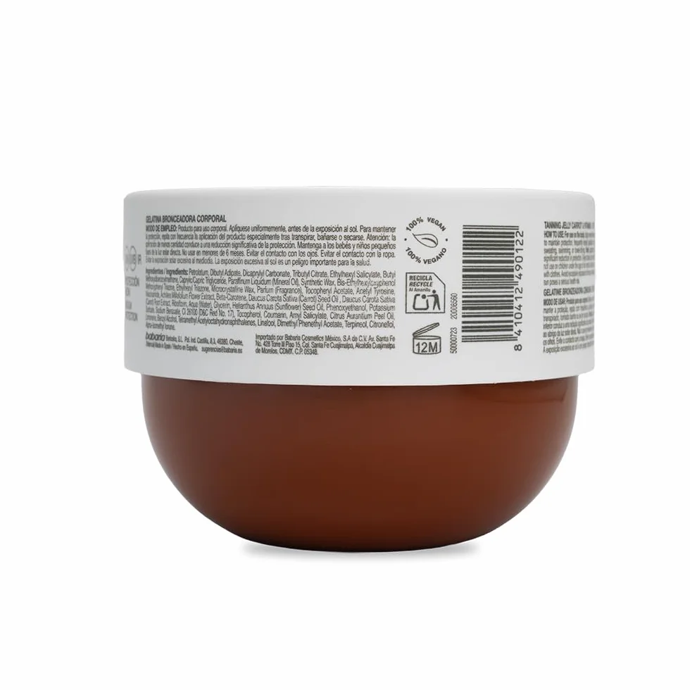 Babaria Gelatina Bronceadora Zanahoria SPF15 300 ml Acelerador Bronceado Protección Media